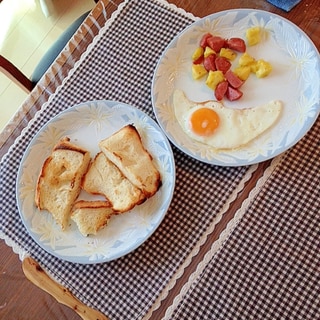 ある日のブランチ、洋食編